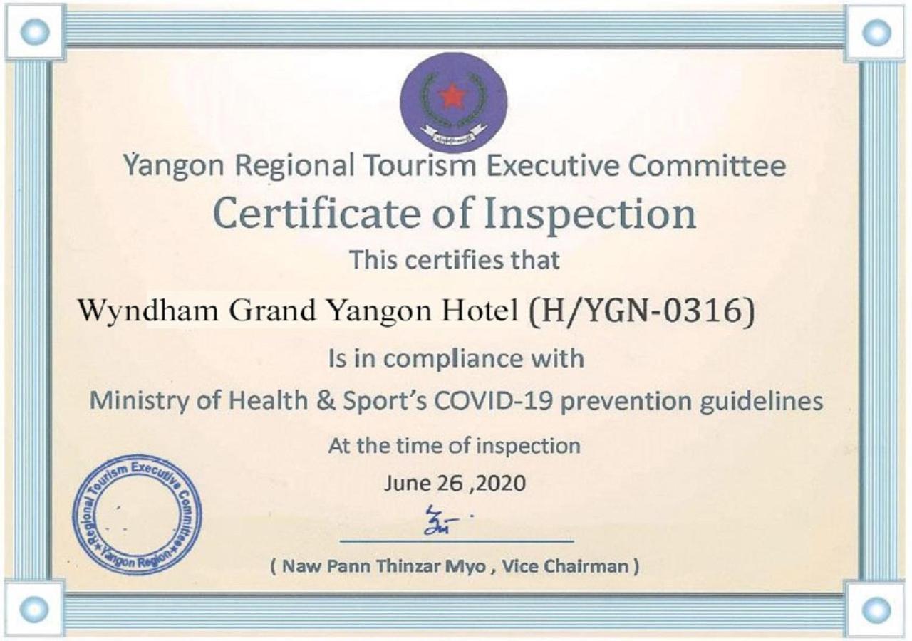Wyndham Grand Yangon Otel Dış mekan fotoğraf